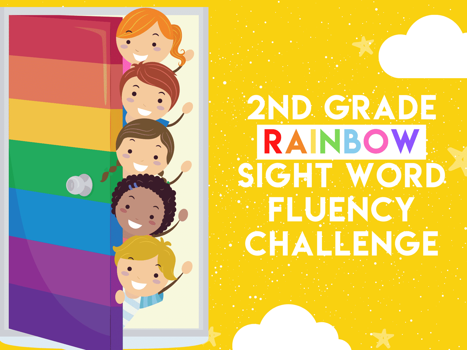 2nd Grade Rainbow Sight Word Challenge | Free Learning Resource for 2nd Grade