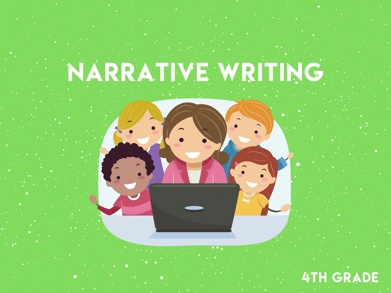 Narrative writing workbook for fourth grade writing practice