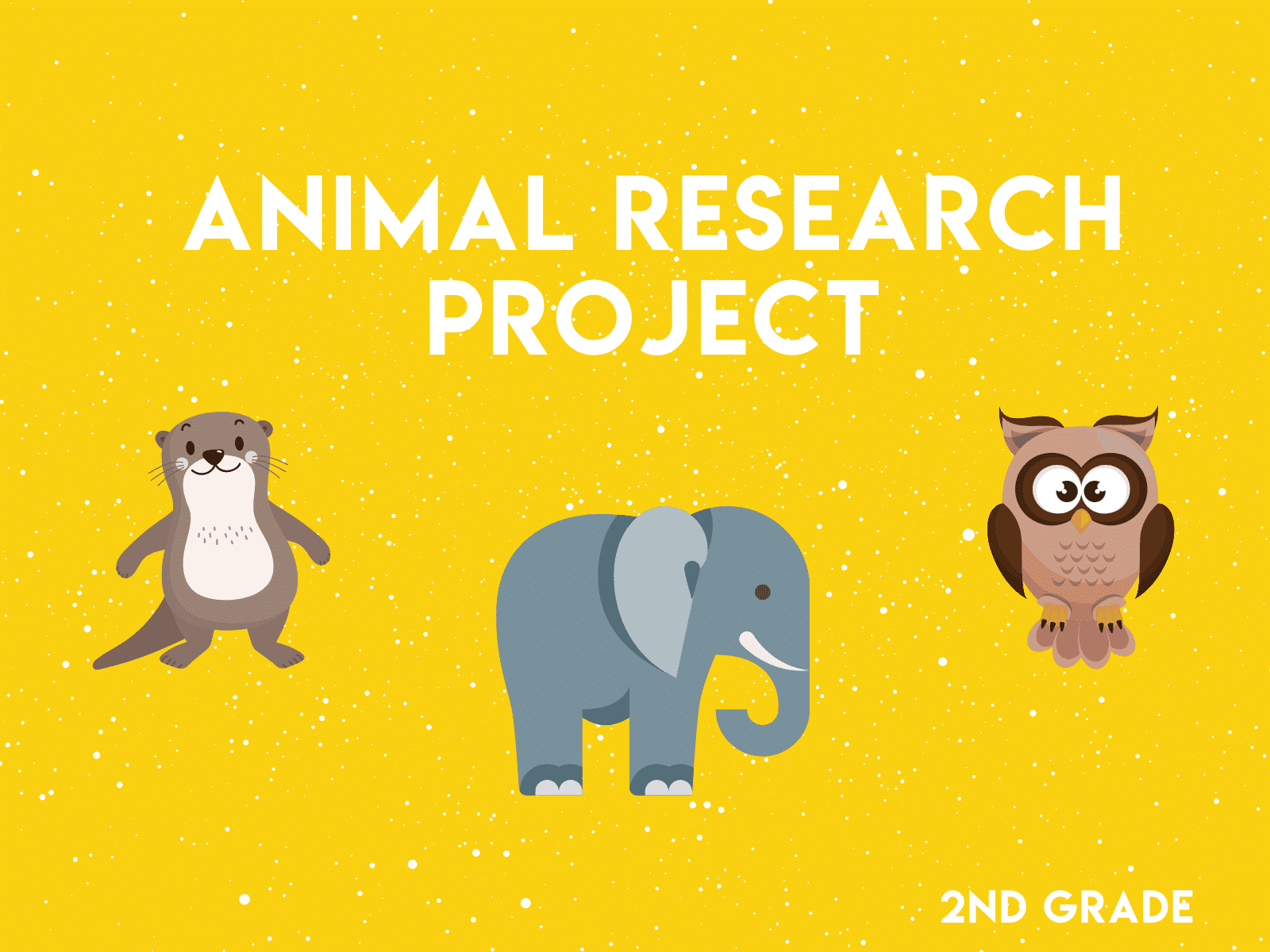Choose an animal and use this free guide for second graders to work through a basic research project.