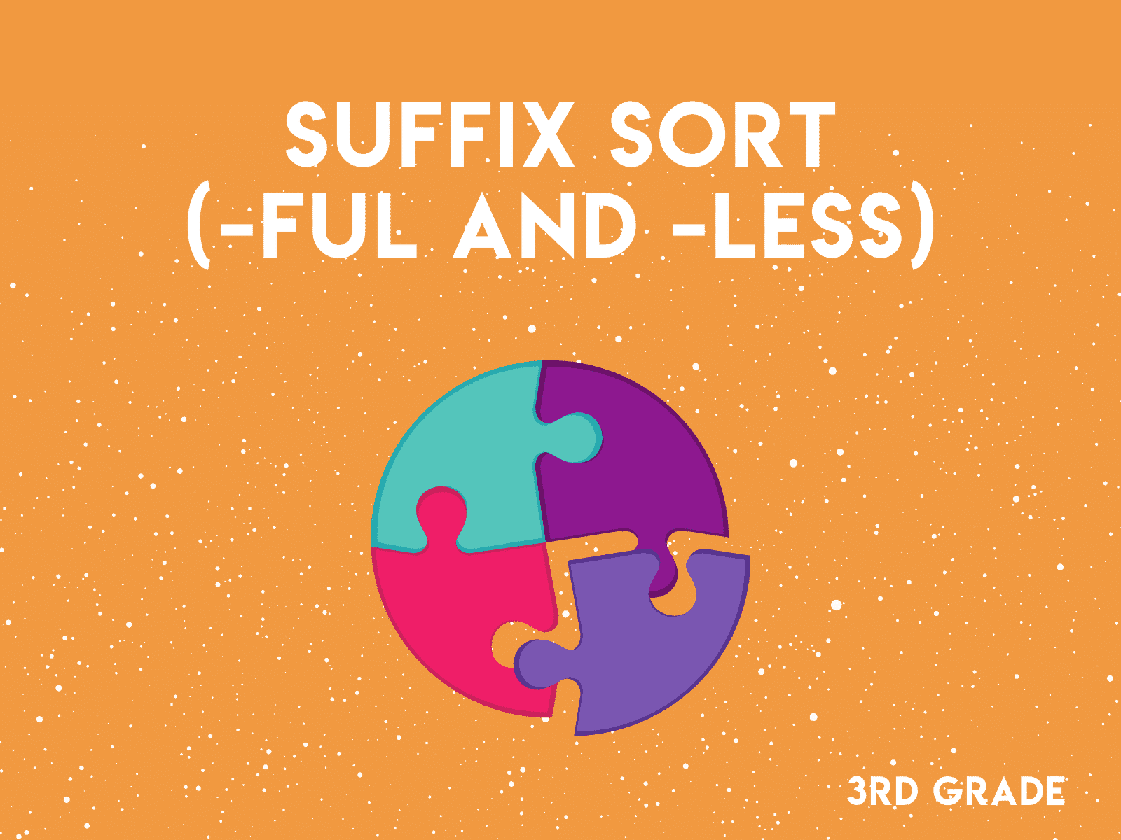 Suffix Sort (-Ful and -Less) | Third Grade Reading Resource