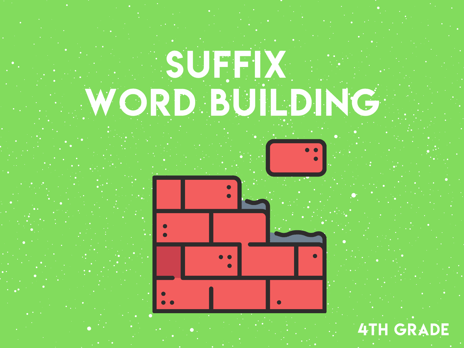 Practice building new words with this suffix word building activity for fourth grade.