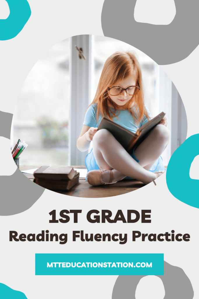 1st grade reading fluency activity for CVCe and long E words, sight words, and fluency passages. Free downloadable resource.