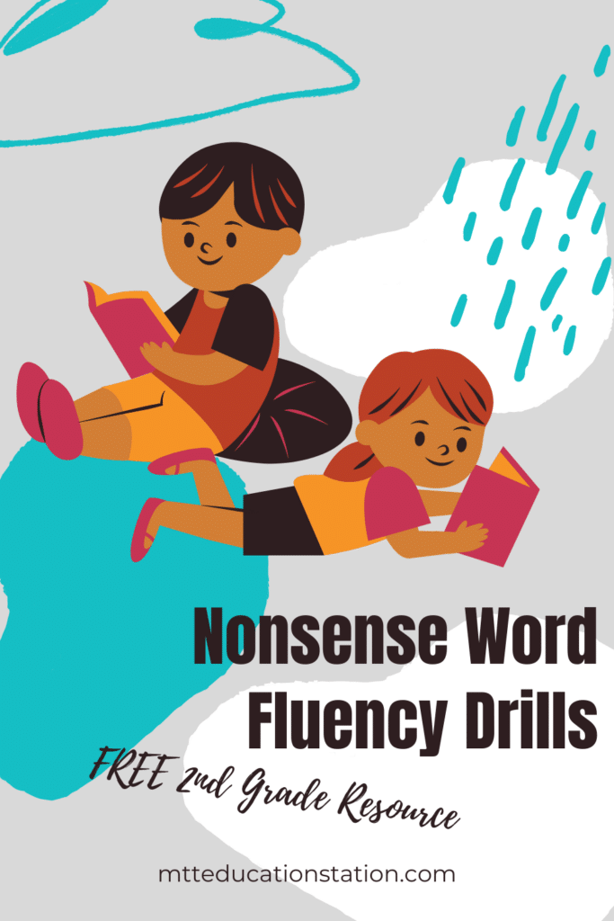 Increase automaticity and speed in reading with these second grade nonsense word fluency drills.