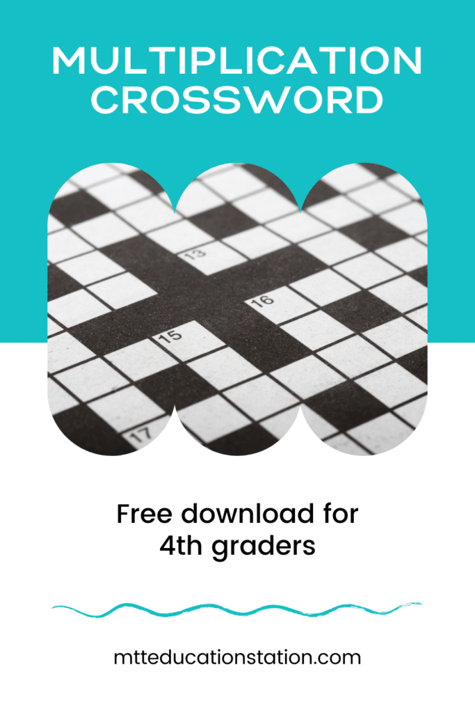 Test your 4th grade multiplication skills with these free crossword puzzles. Download your learning resource here.