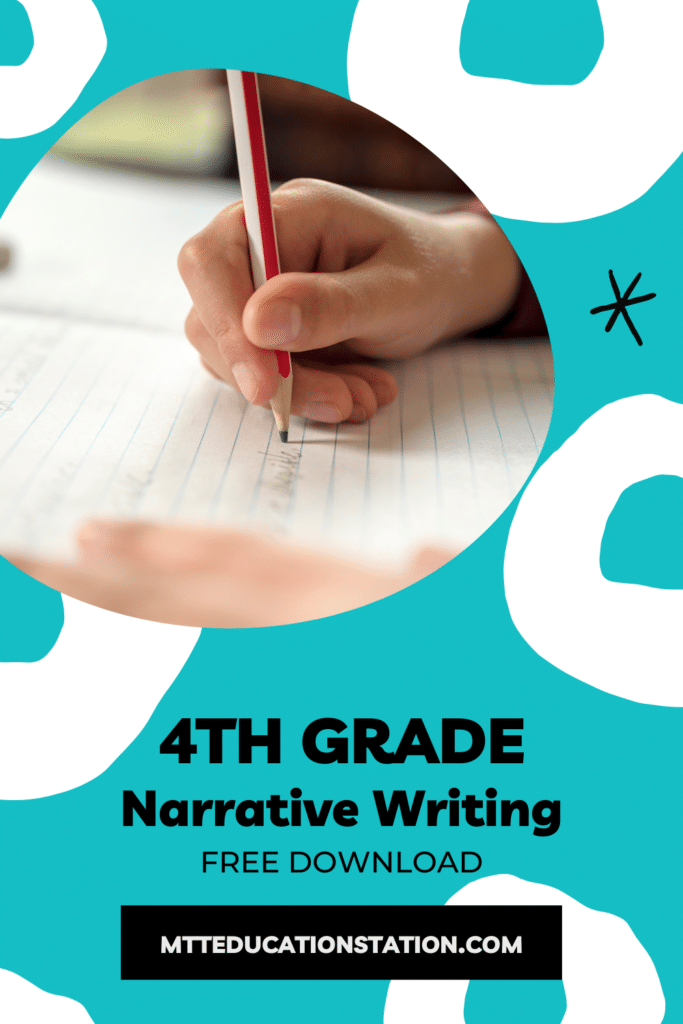 Download this free narrative writing workbook to help your fourth grade student boost writing confidence and skills.