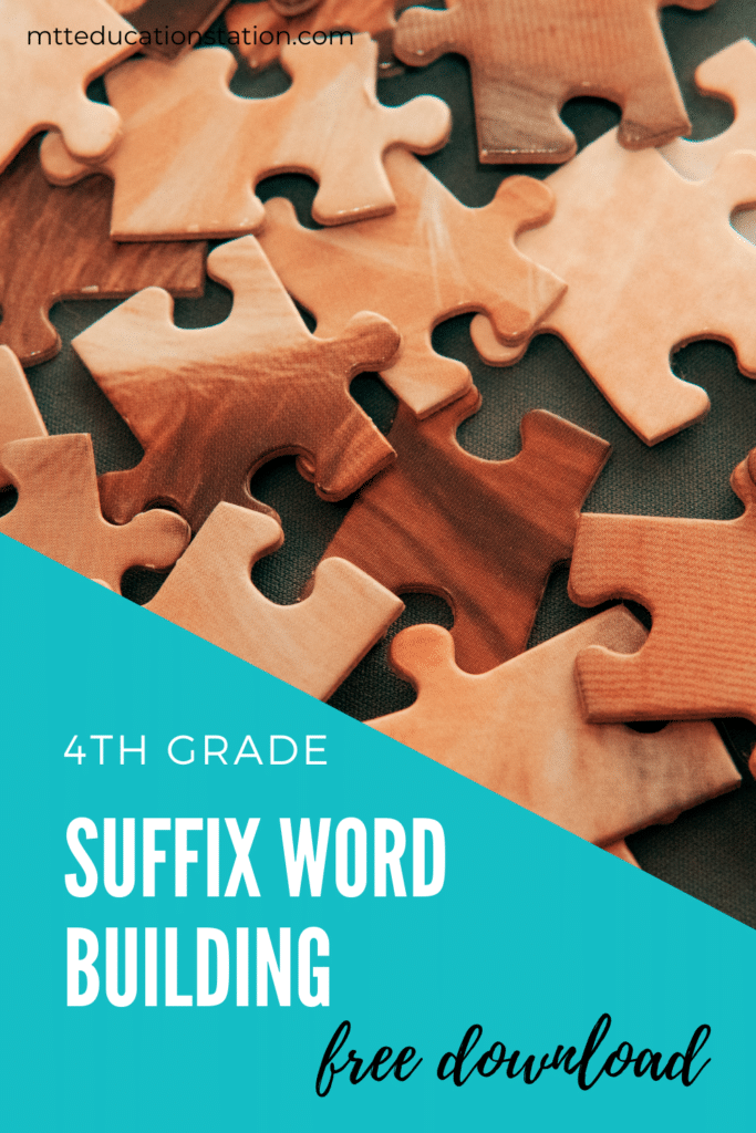 Practice building new words with this suffix word building activity for fourth grade. Download your resource here.