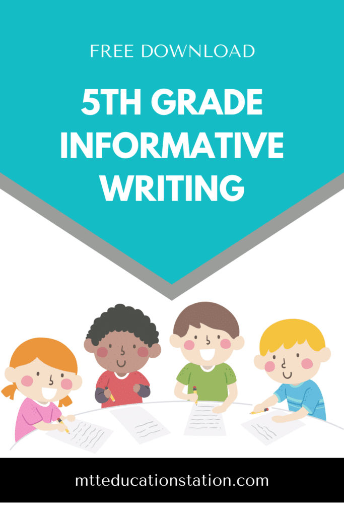 Practice informative writing with this free learning resource for fifth grade. Download your copy here.