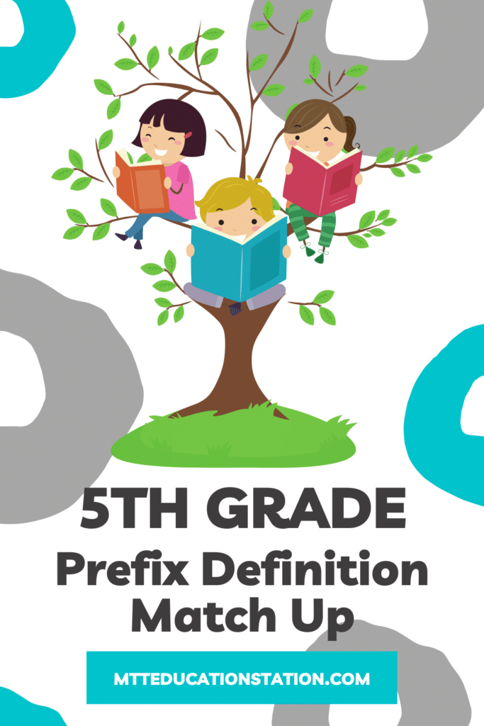 Practice matching the prefix with the correct definition in this challenging and fun fifth grade reading game.