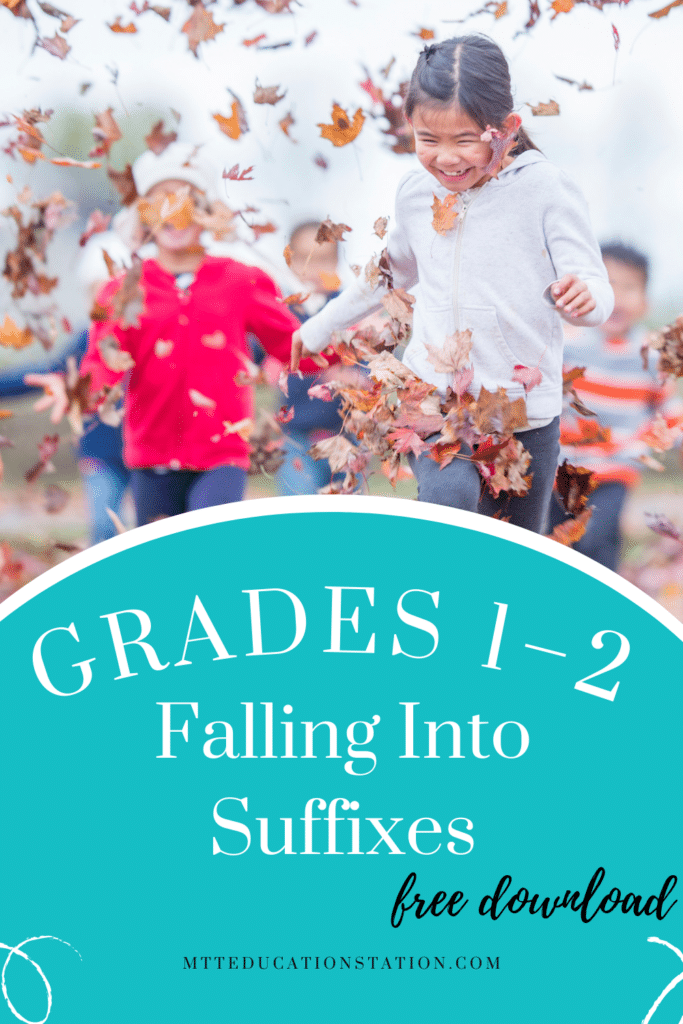 Practice suffixes with this fall-themed activity for first and second grade students. Download your free learning resource here.