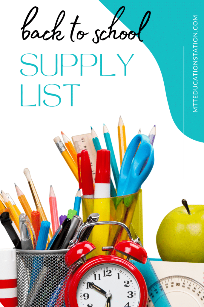 This back to school supply list will help ensure your elementary school student gets off to a great start. Download for free here.