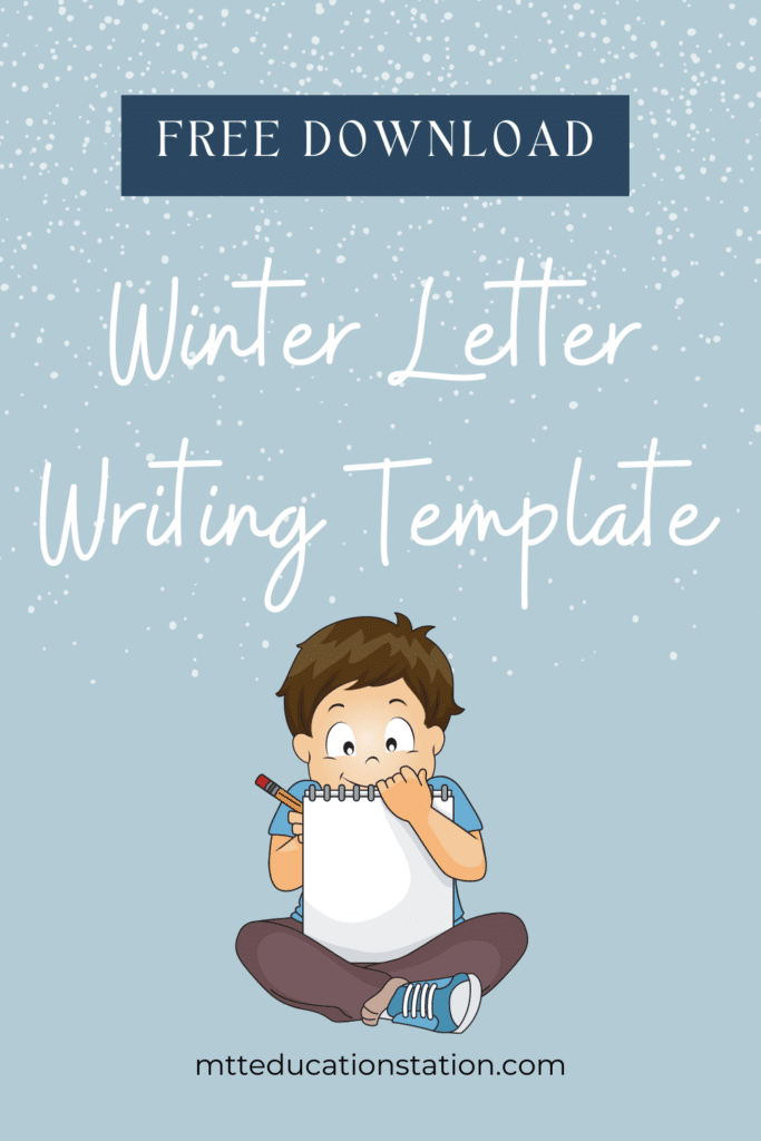 Download this free, winter-themed letter writing template to help kids write letters to their friends and family during the holiday season.