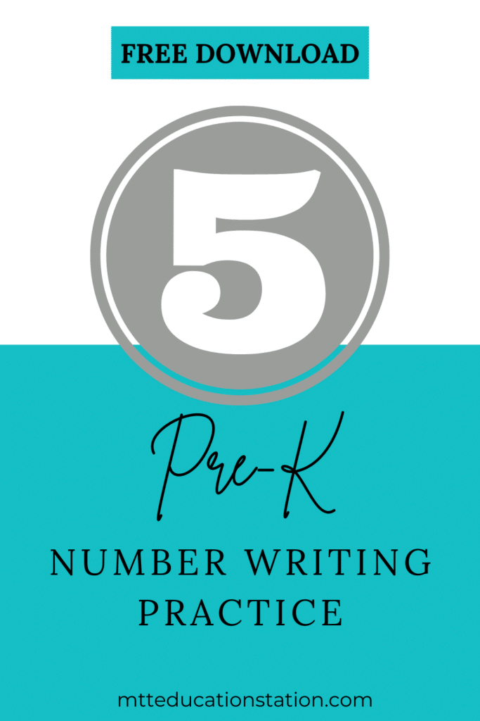 Learn about the number five with this fun activity sheet for pre-k students. Download your free learning resource here.
