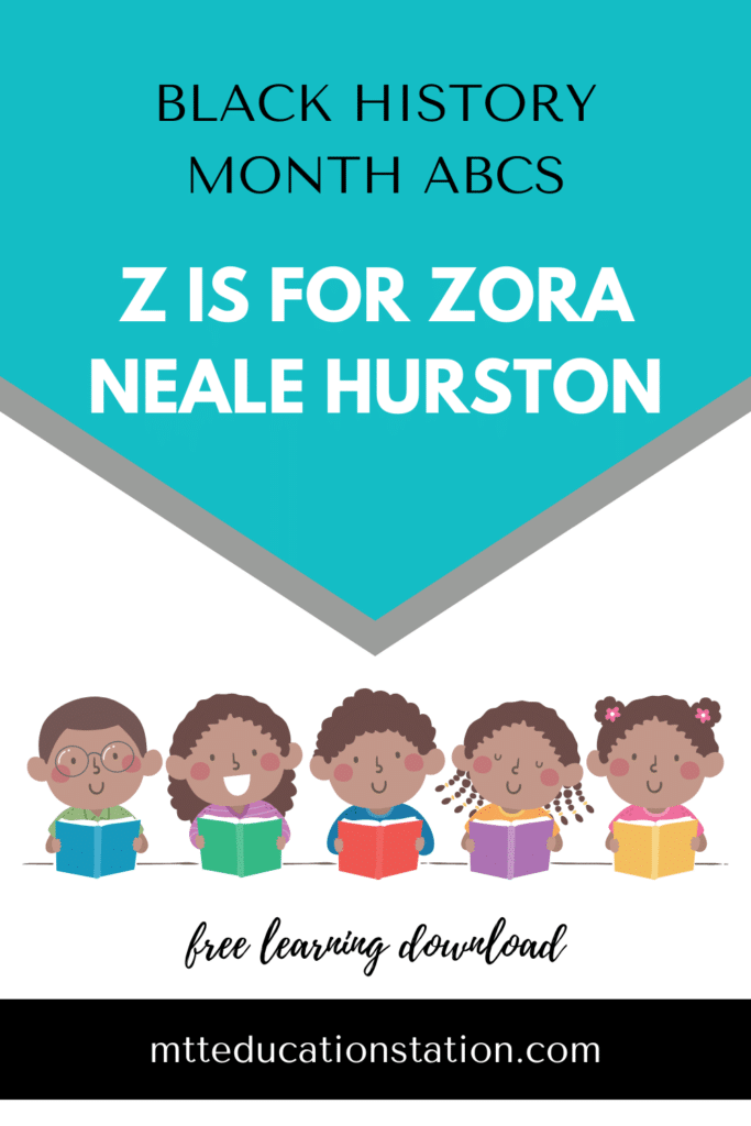 Read about Zora Neale Hurston and answer the questions in our Black History Month ABCs. Download your free learning resource here.