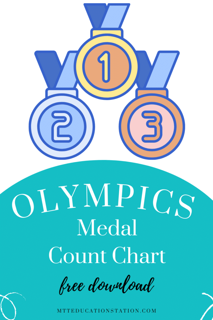 Use the medal count chart to track the gold, silver, and bronze medals won by each country. Download for free here.