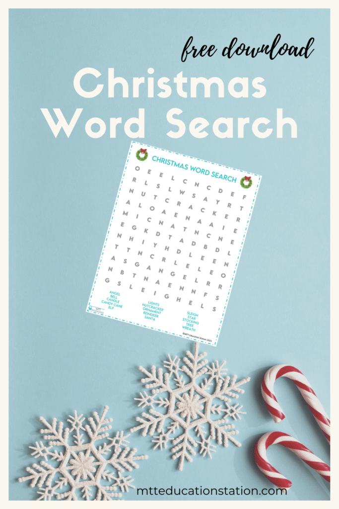 Get into the holiday spirit with this Christmas-themed word search. Download your free resource here.