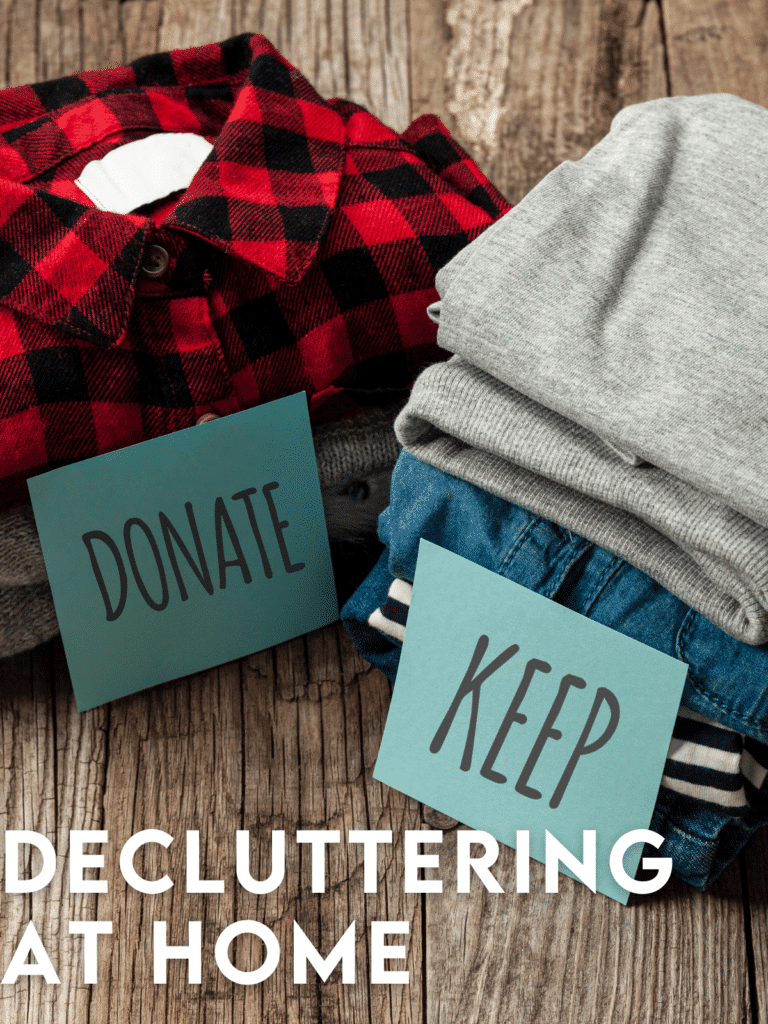Decluttering at home