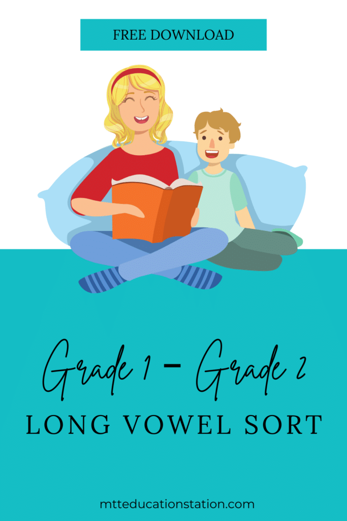 Long vowel sort for grades 1 and 2
