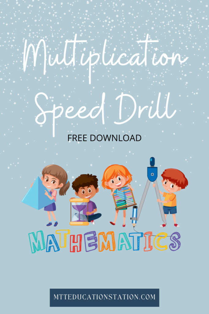 Set a timer and see how many multiplication problems you can solve in one minute. Download your free elementary multiplication resource.