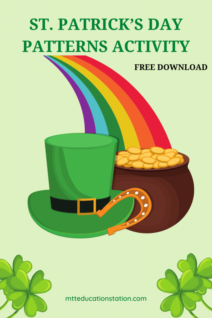 St. Patrick's Day patterns activity download
