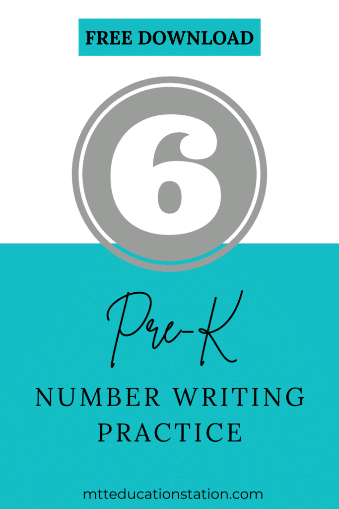 Learn about the number six with this fun activity sheet for pre-k students. Download your free learning resource here.