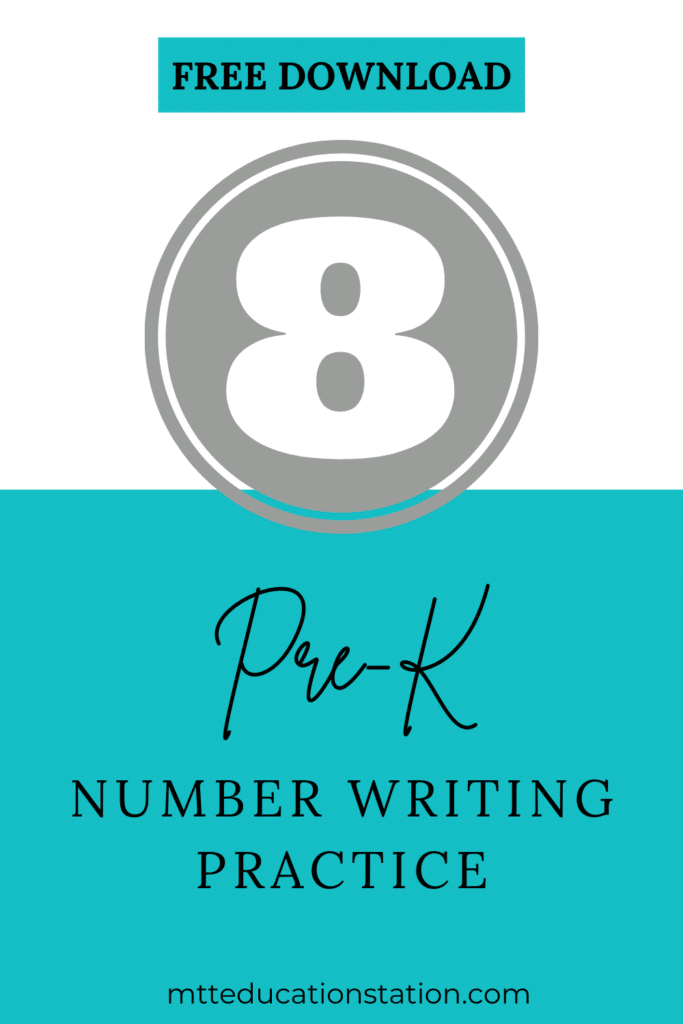 Learn about the number eight with this fun activity sheet for pre-k students. Download your free learning resource here.
